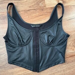 SHEIN Sleek Black Bra Top